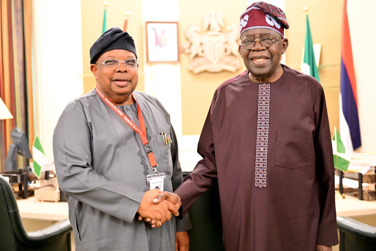 PRESIDENT TINUBU RECEIVES NCSP DG, URGES ACCELERATION OF STRATEGIC PROJECTS