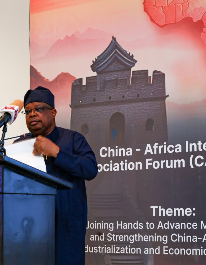 DG Joseph Tegbe speaking at CAIBA
