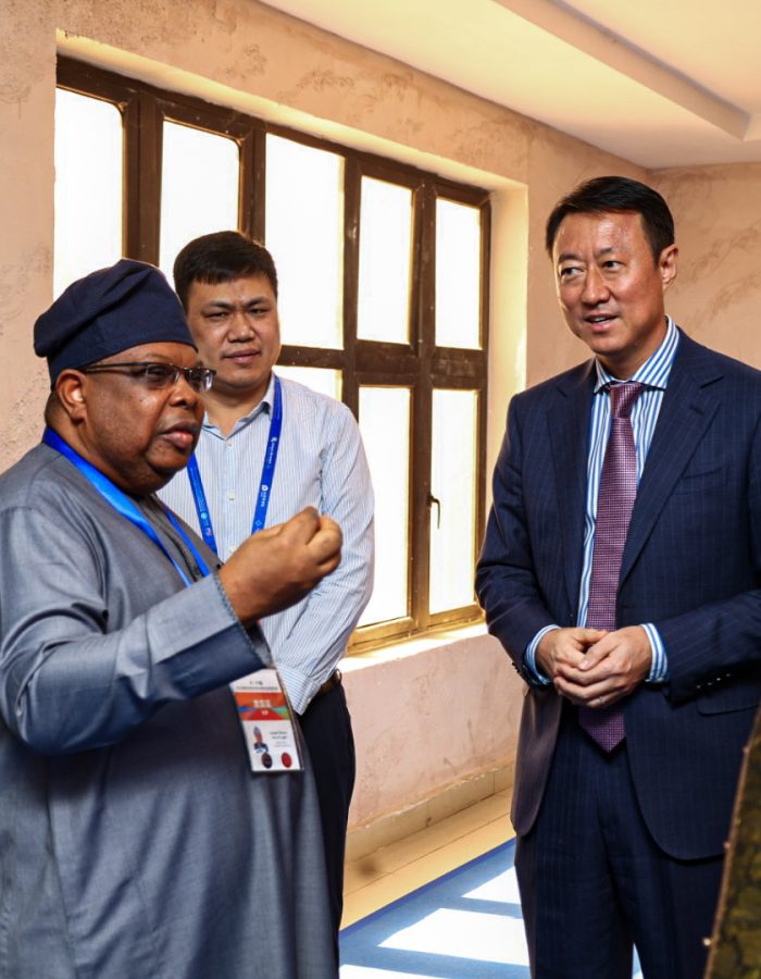 DG with the Chinese Ambassador to Nigeria